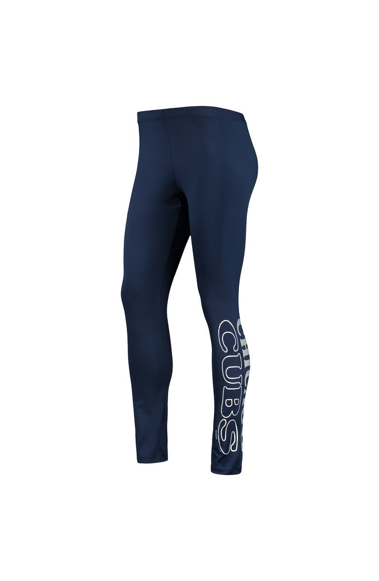 G-III 4HER BY CARL BANKS Women's G-III 4Her by Carl Banks Navy Chicago Cubs Stadium Lightweight Leggings, Alternate, color, Navy