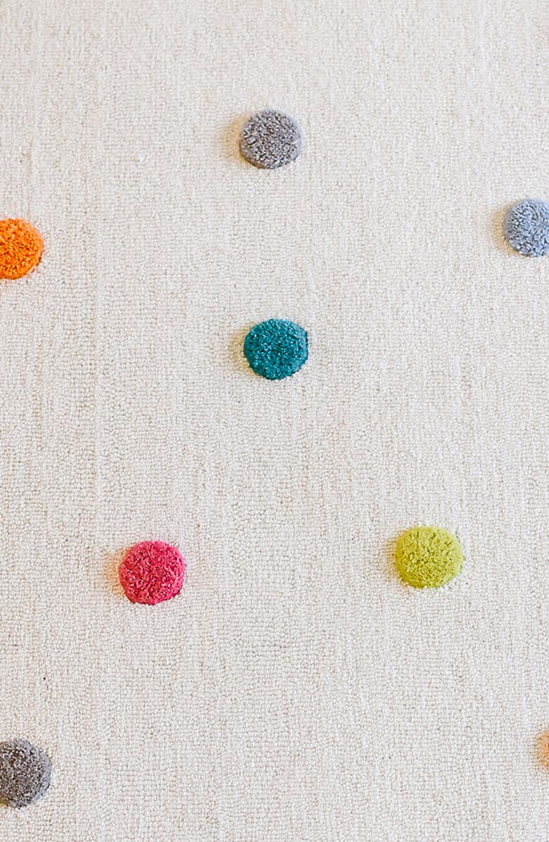 Pehr Multicolor Pompom Wool Rug, Alternate, color, 