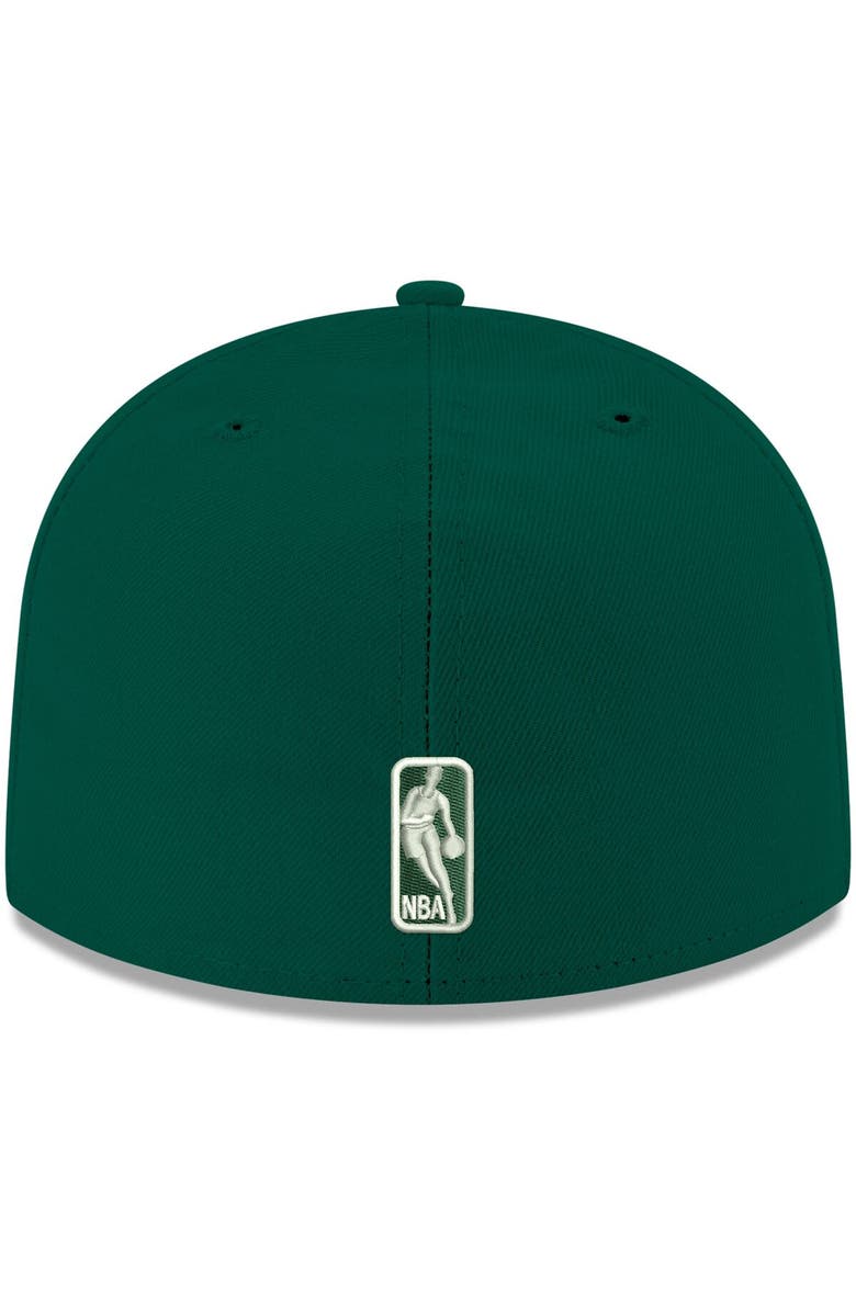 New Era Men's New Era Green Milwaukee Bucks Official Team Color 59FIFTY Fitted Hat, Alternate, color, 