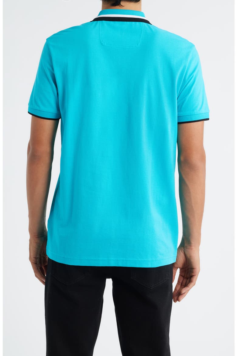 Paddy Tipped Cotton Polo, Alternate, color, OPEN BLUE