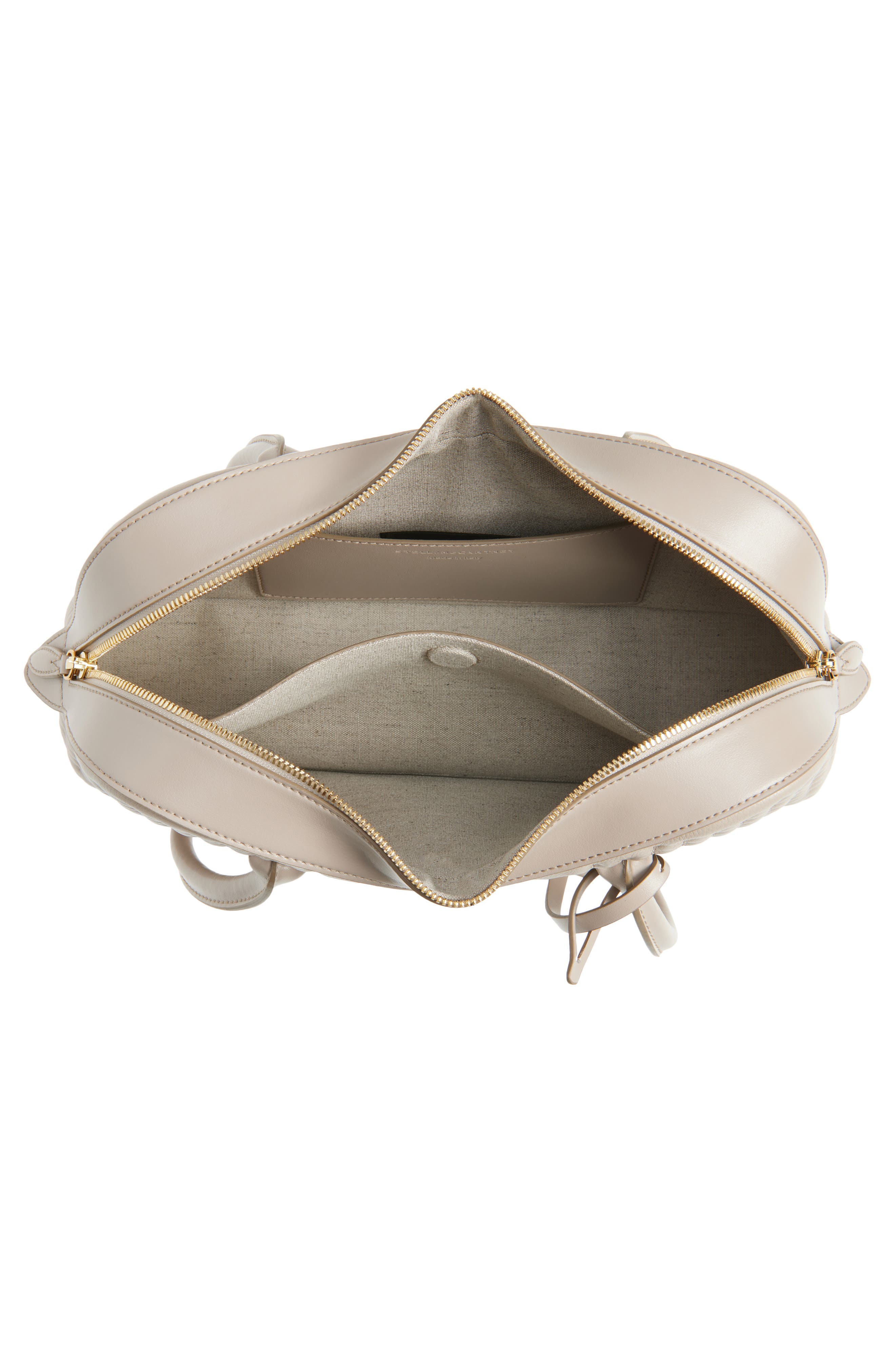 Stella McCartney Medium Ryder Top Handle Bag, Alternate, color, Light Moss