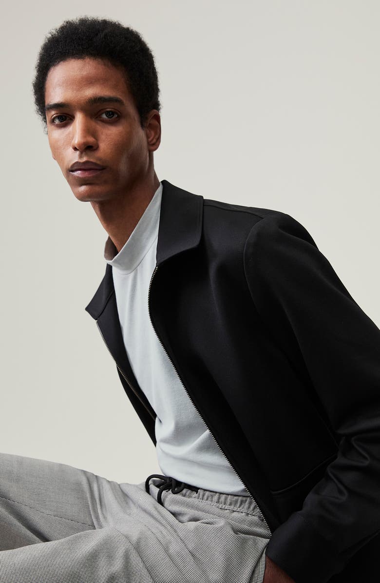 Open Edit Men's Mock Neck T-Shirt, Alternate, color, 