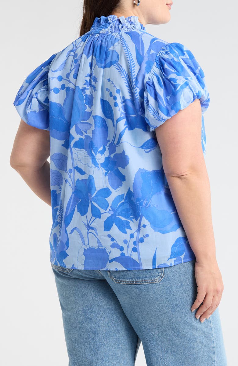 SUGARLIPS Veran Floral Top, Alternate, color, Light-Blue-Multi