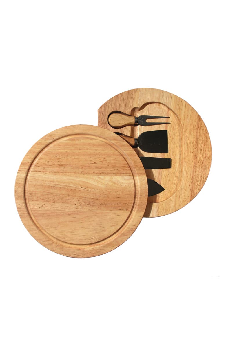 true Camembert Cheese Board & Tool Set, Main, color, Wood