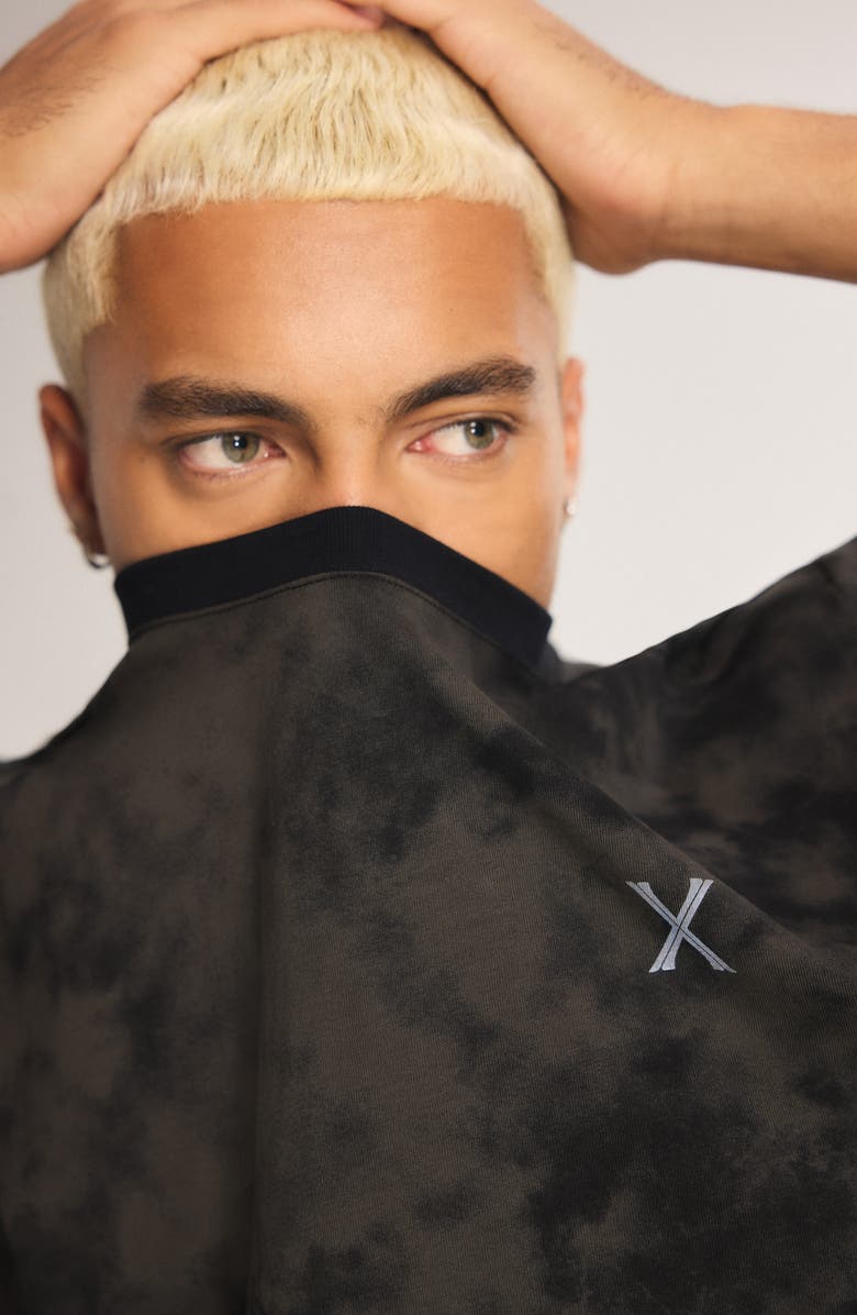 SAVAGE X FENTY Jersey T-Shirt, Alternate, color, Black Caviar Diffused Camo