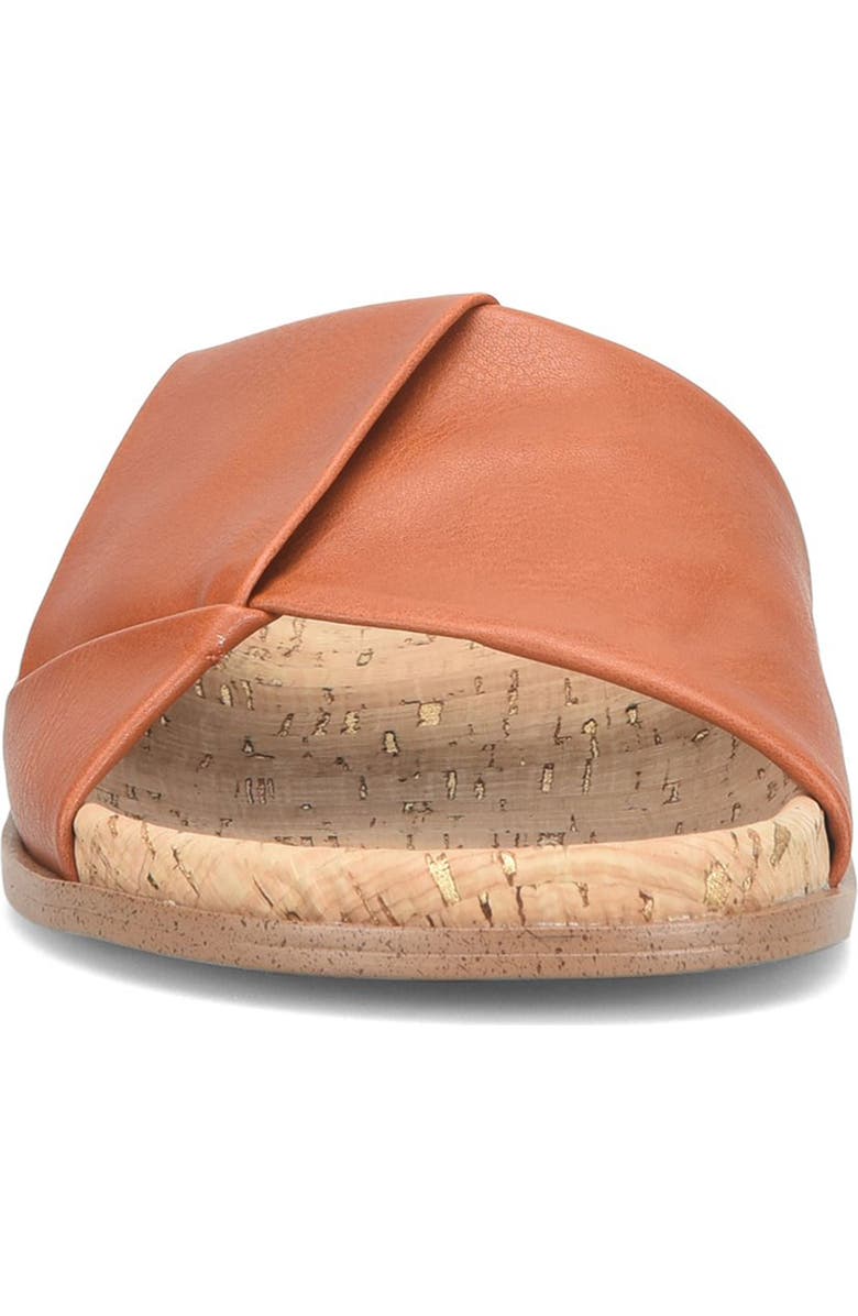 KORKS Aurora Slide Sandal, Alternate, color, Dark Tan