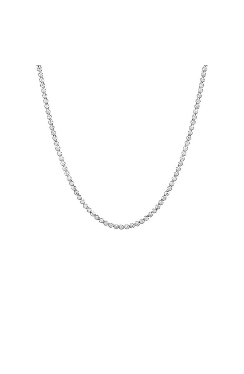 BY ADINA EDEN 3 Carats Diamond Buttercup Tennis Necklace 14K, Main, color,