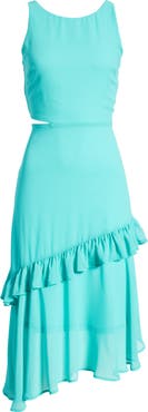 Sam Edelman Ruffle Cutout Midi Dress