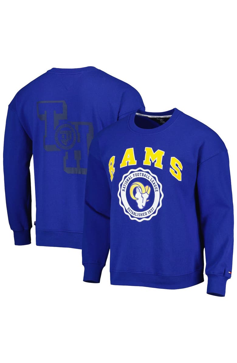 Tommy Hilfiger Men's Tommy Hilfiger Royal Los Angeles Rams Ronald Crew Sweatshirt, Main, color, Royal
