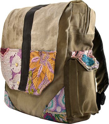 VINTAGE ADDICTION Recycled Military Tent Backpack | Nordstromrack