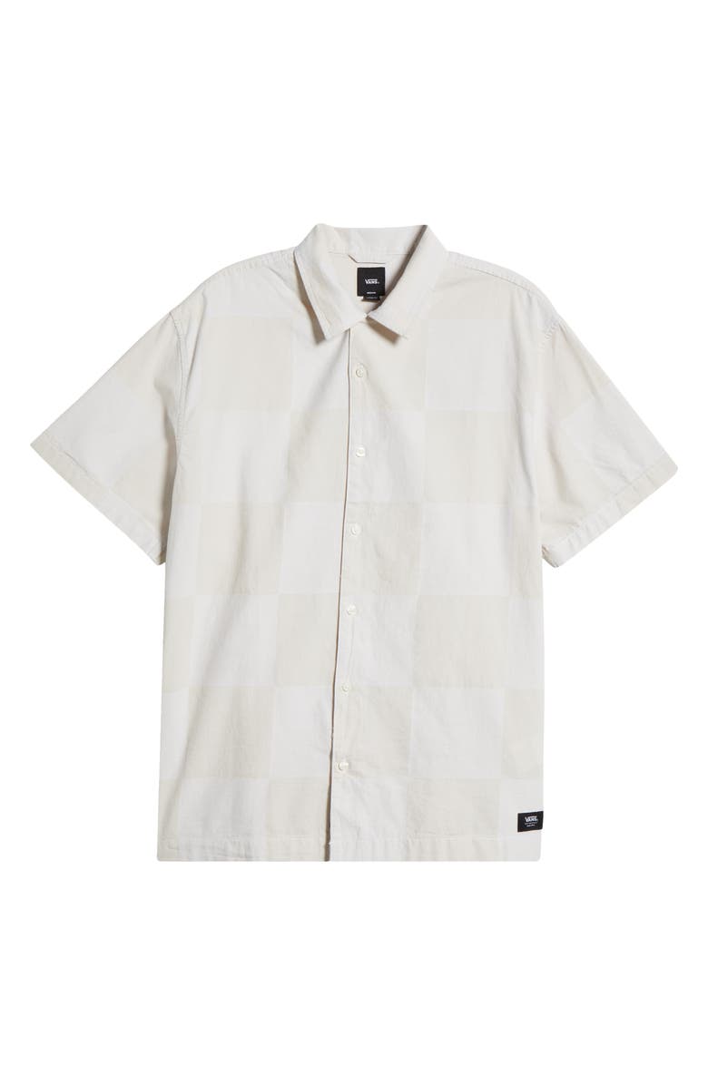Vans Kessler Checkerboard Short Sleeve Woven Button-Up Shirt, Alternate, color,