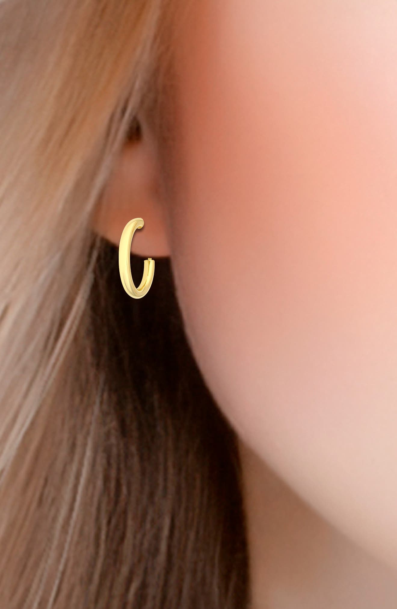Christian Siriano New York 35mm Tube Hoop Earrings (Women) | Nordstromrack