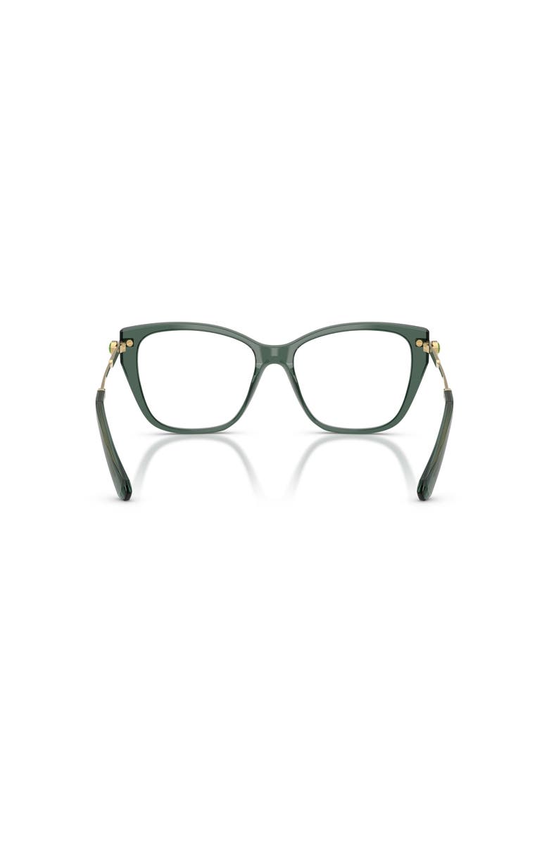Swarovski 55mm Cat Eye optical glasses, Alternate, color, Green
