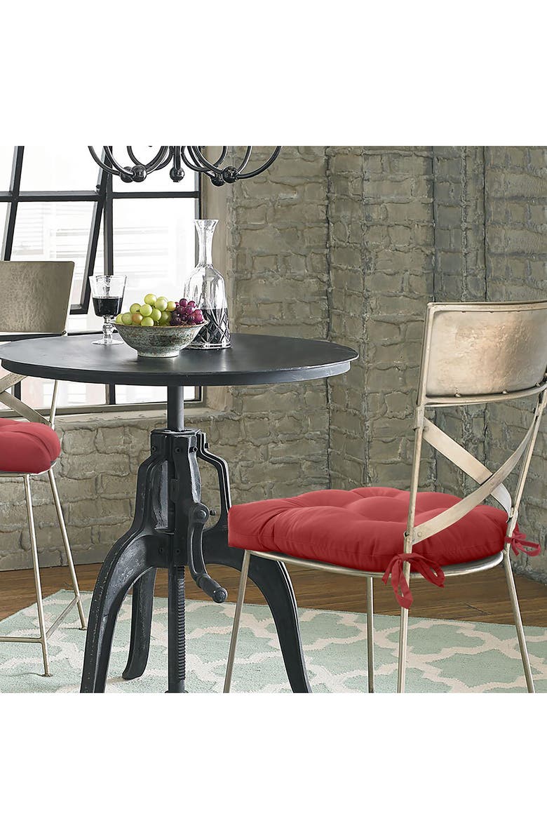 Outdoor Decor by Commonwealth 2-Pack Chair Pads, Alternate, color, Red