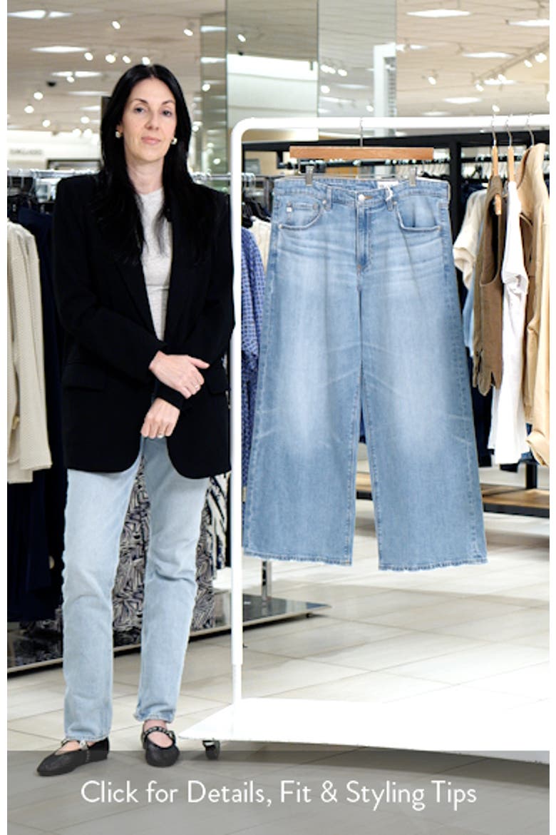 Saige Ankle Wide Leg Jeans video