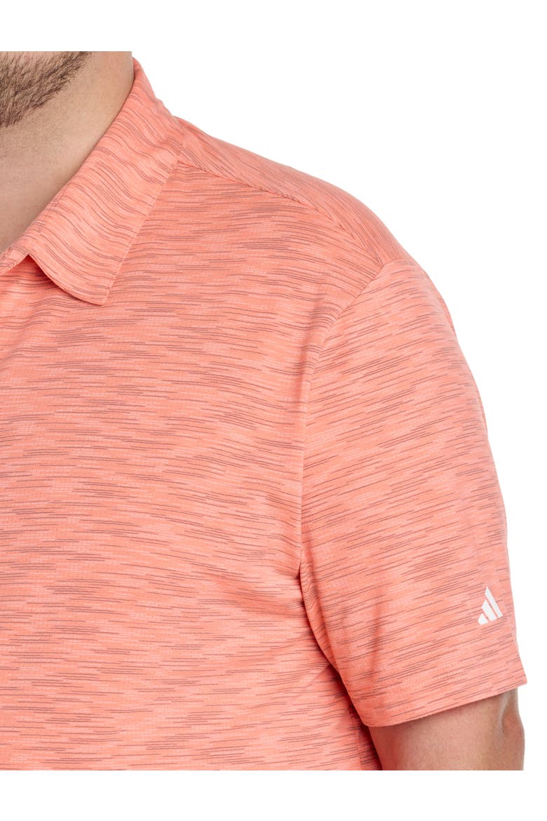 Spacedye Golf Polo Shirt, Alternate, color, CORAL FUSION