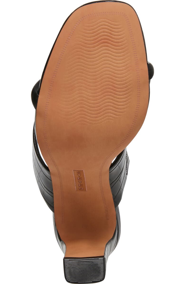 Steven New York Jive Croc Embossed Slip On Sandal, Alternate, color,