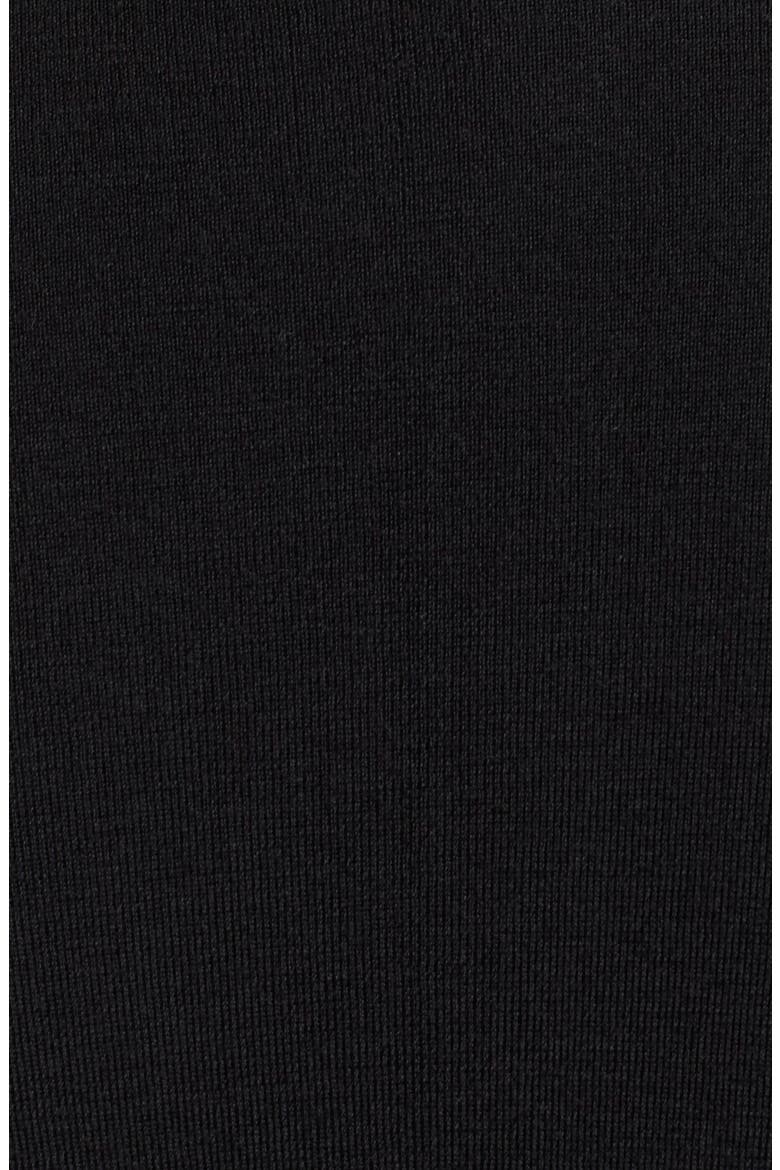 Draped Wool Cardigan, Alternate, color, BLACK