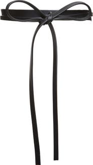 Ada Skinny Leather Wrap Belt