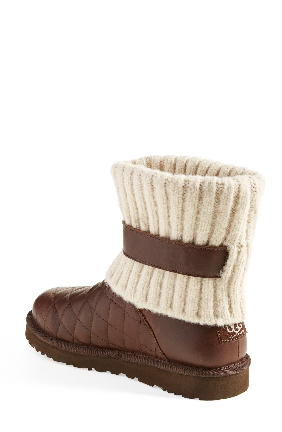 Australia 'Cambridge' Diamond Quilt Boot, Alternate, color, STOUT