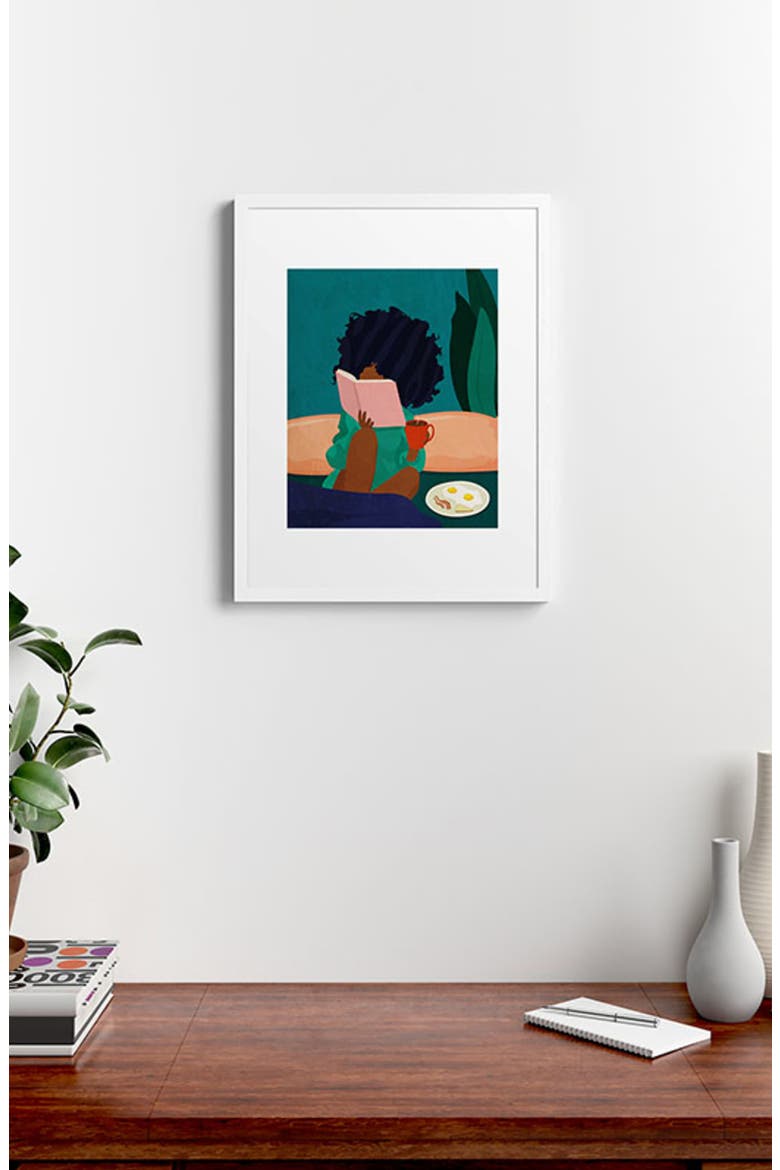 Stay Home No. 5 Framed Wall Art, Alternate, color, BLUE