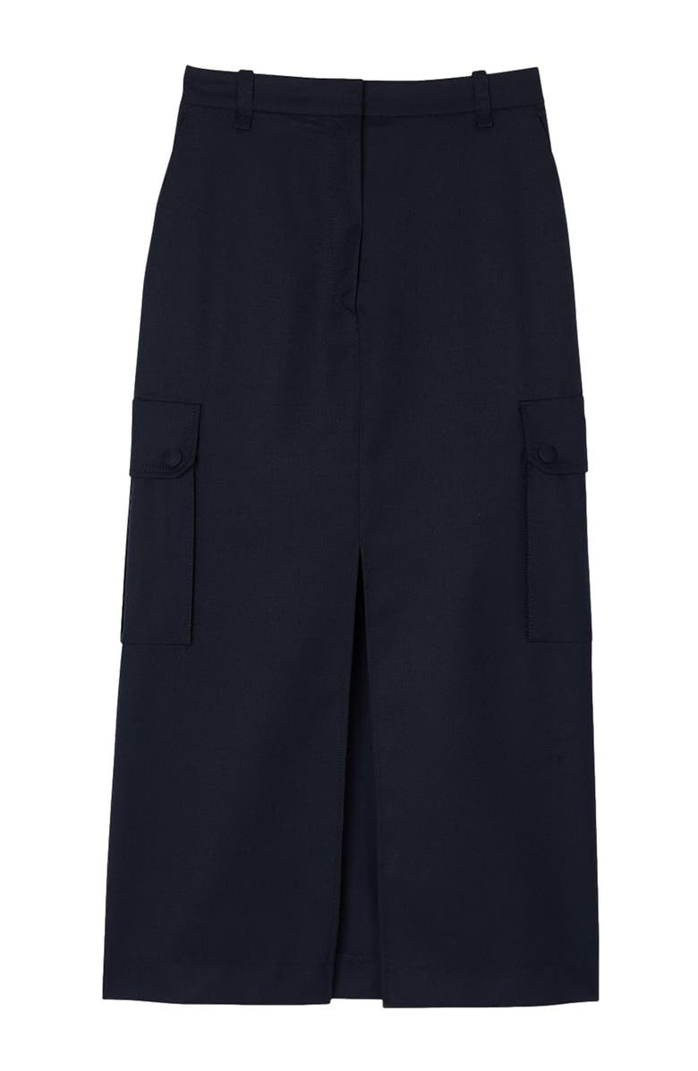 SANDRO Long cargo skirt, Alternate, color, 
