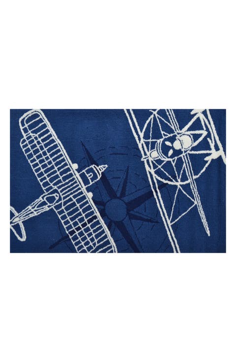Plane Outline Indoor/Outdoor Doormat