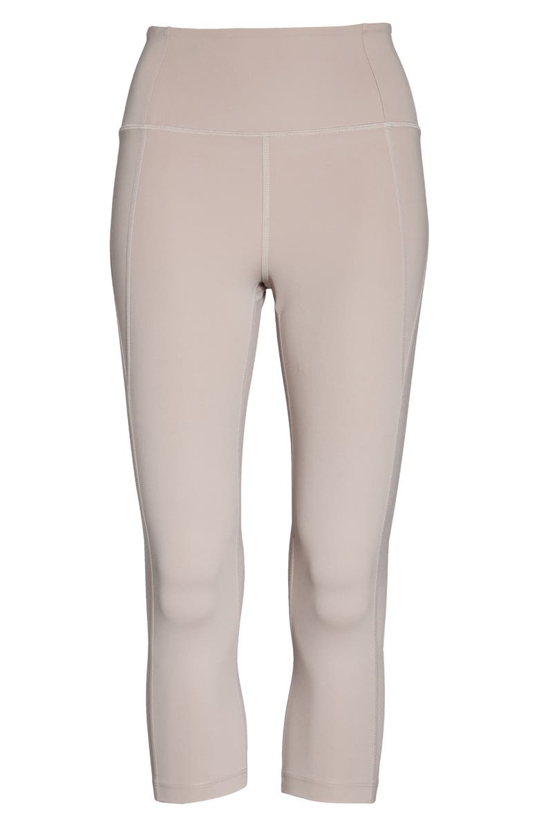 Girlfriend Collective High Waist Capri Leggings, Alternate, color, 