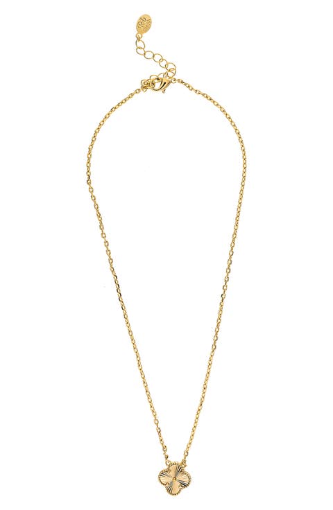 Mini Clover Pendant Necklace