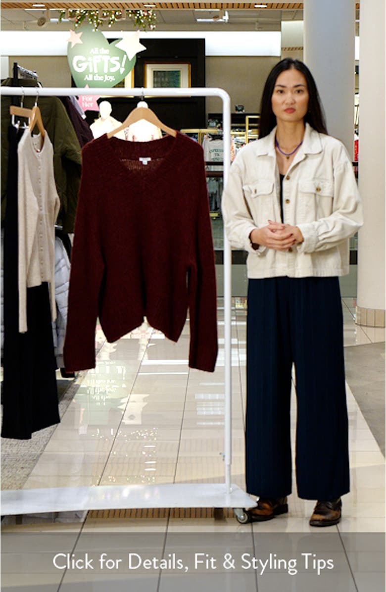 Talia V-Neck Sweater, sales video thumbnail