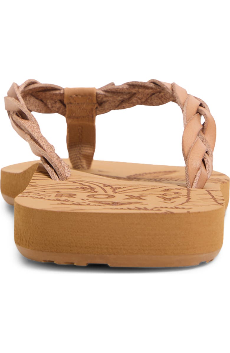 Roxy Feel Breezie Flip Flop, Alternate, color, Open Tan