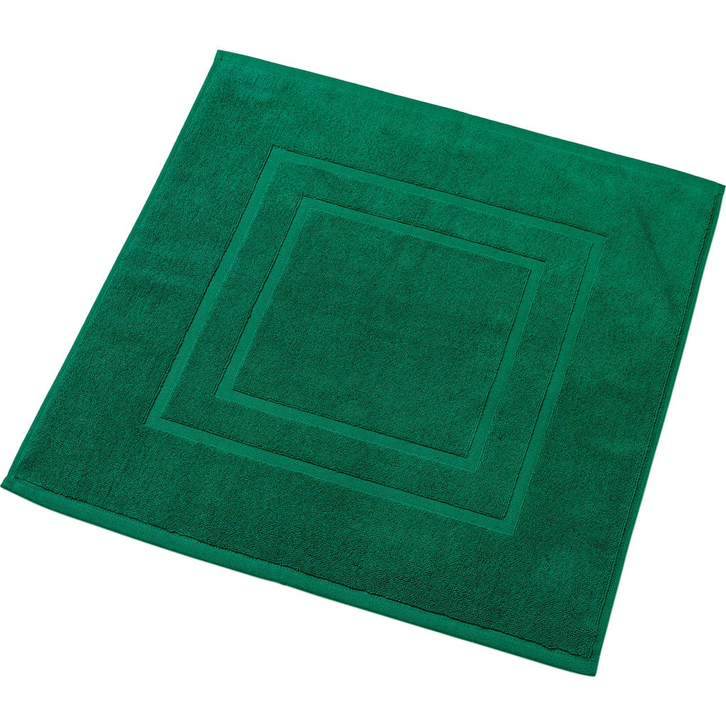 Christy Brixton Textured Soft Cotton Bath Mat In Green