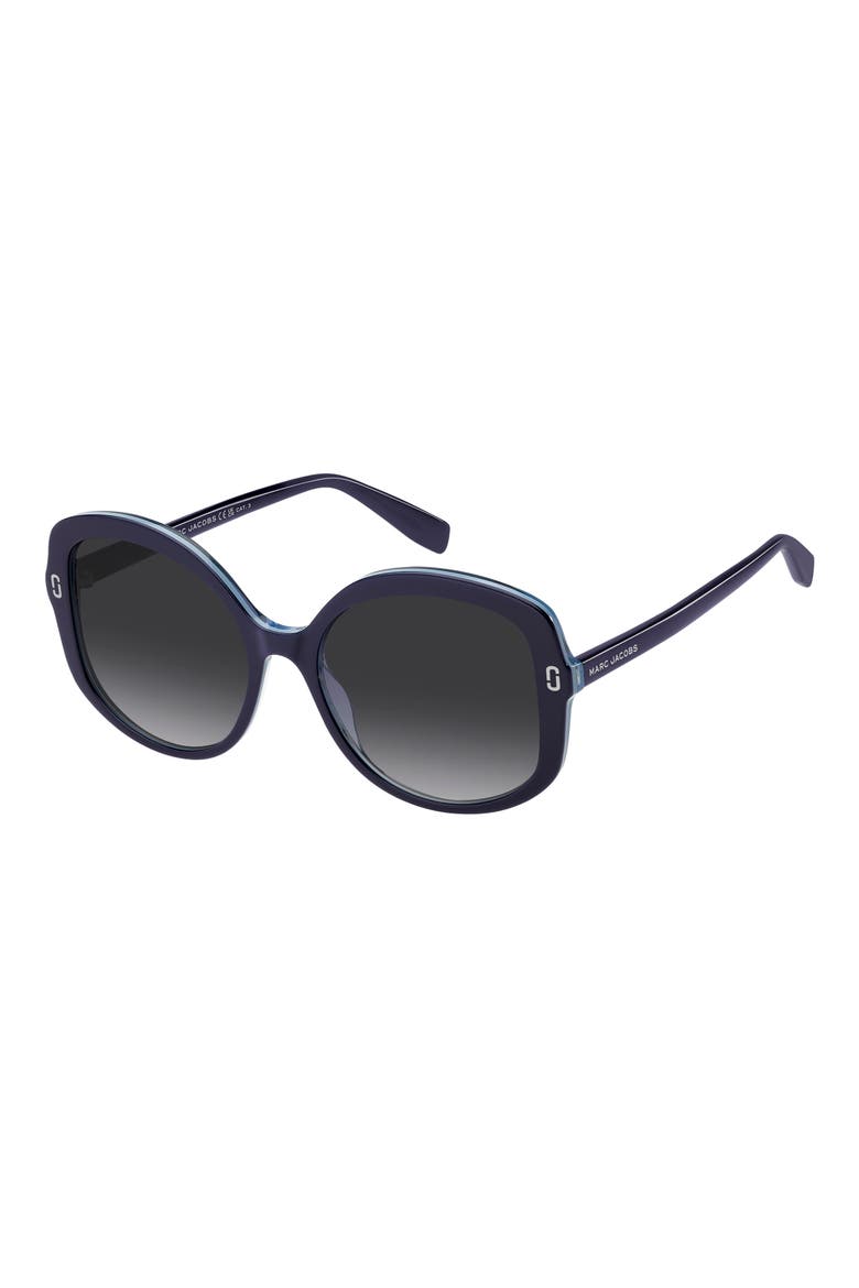 56mm Gradient Round Sunglasses, Alternate, color, 0PJP-9O