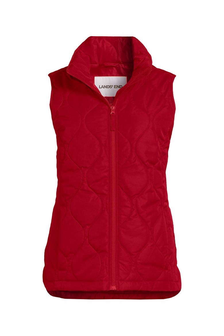 Featherfree Quilted Insulated Vest, Alternate, color, Compass Red