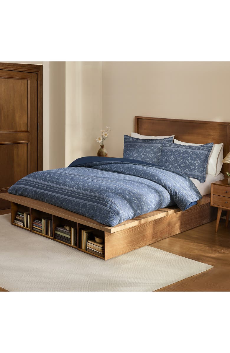 Pendleton Four Corners Comforter 
Shams Set, Alternate, color, Navy