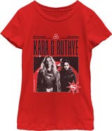 Supergirl Girl's Supergirl Kara and Ruthye  Graphic T-Shirt