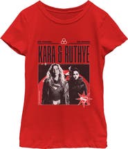Supergirl Girl's Supergirl Kara and Ruthye  Graphic T-Shirt