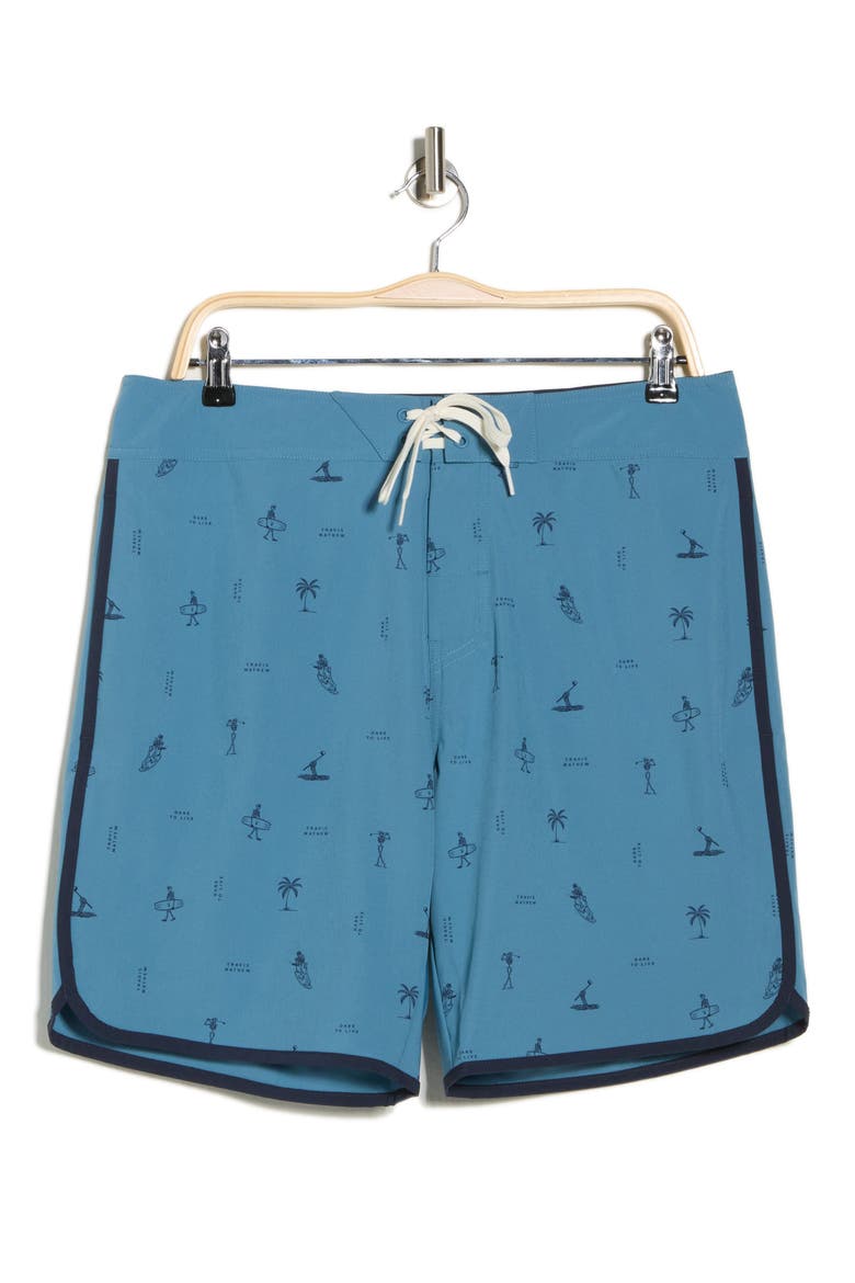 Shred It Board Shorts, Alternate, color, CAPTAINS BLUE