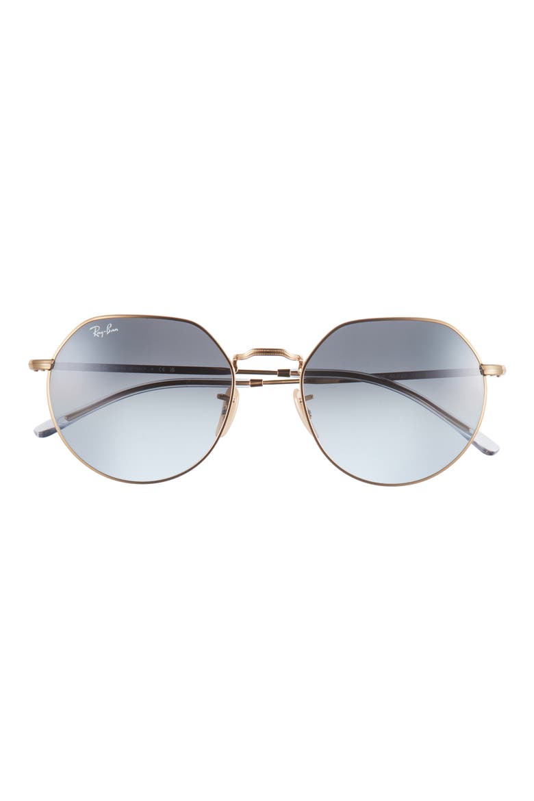 Jack 55mm Irregular Sunglasses, Main, color, BLUE GRADIENT