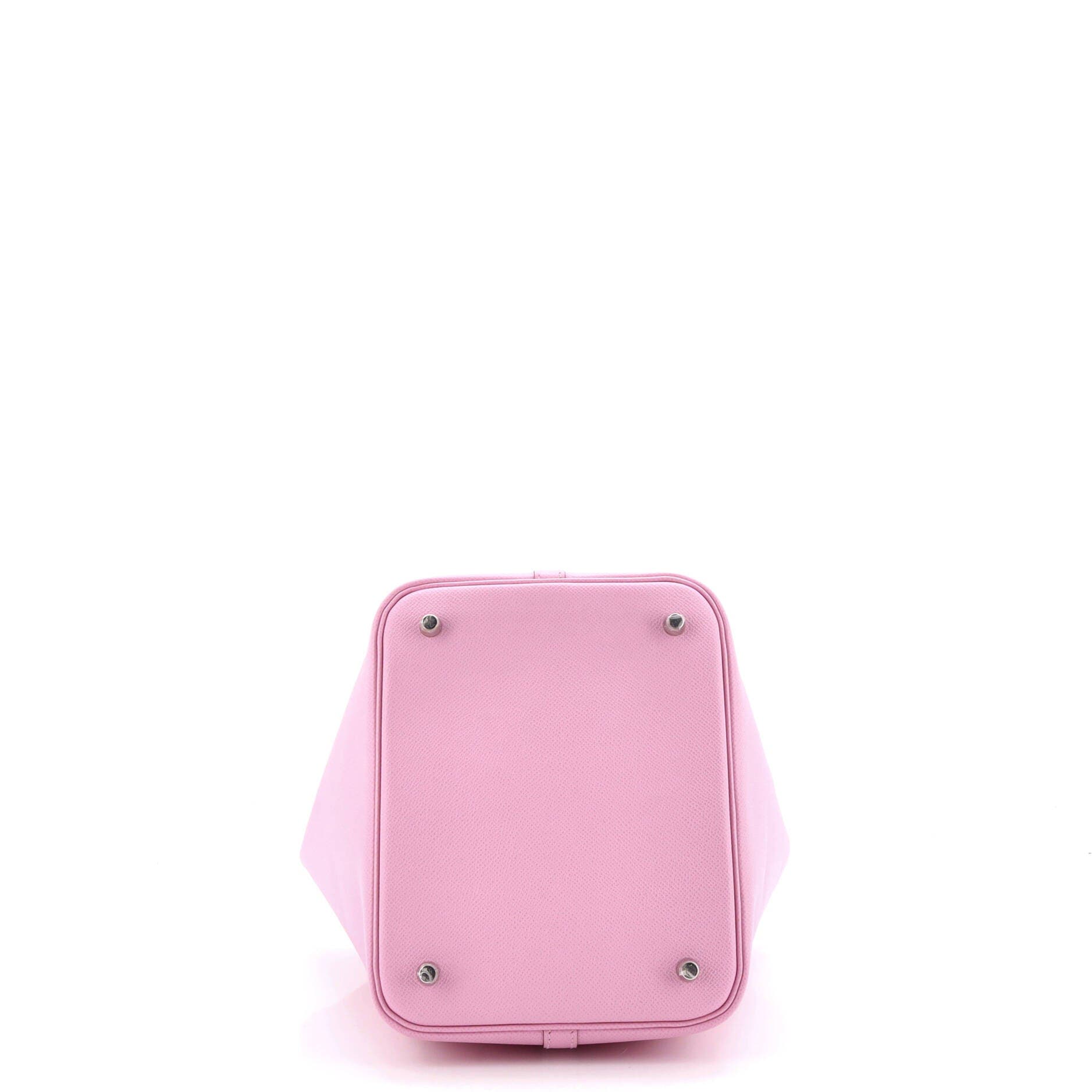 Picotin Lock Bag Tressage Epsom MM, Alternate, color, Pink