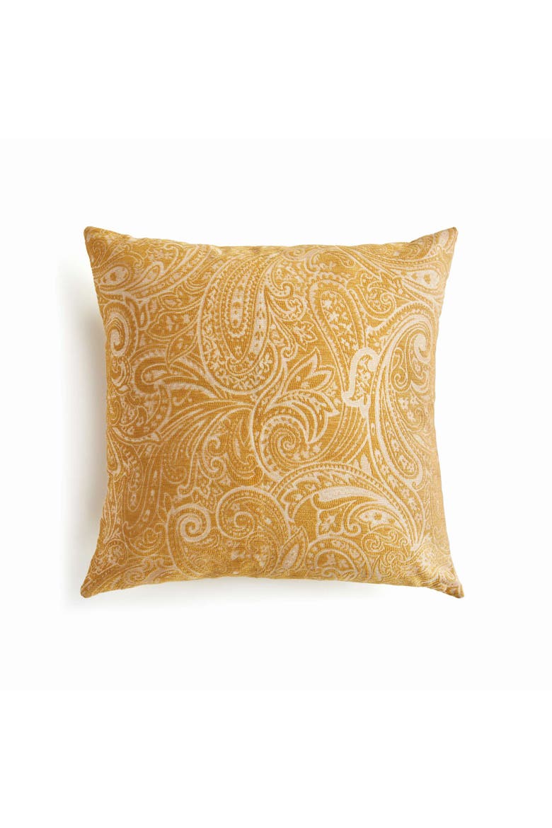 Yara Square Indoor-Outdoor Pillow 20", Main, color, Yellow