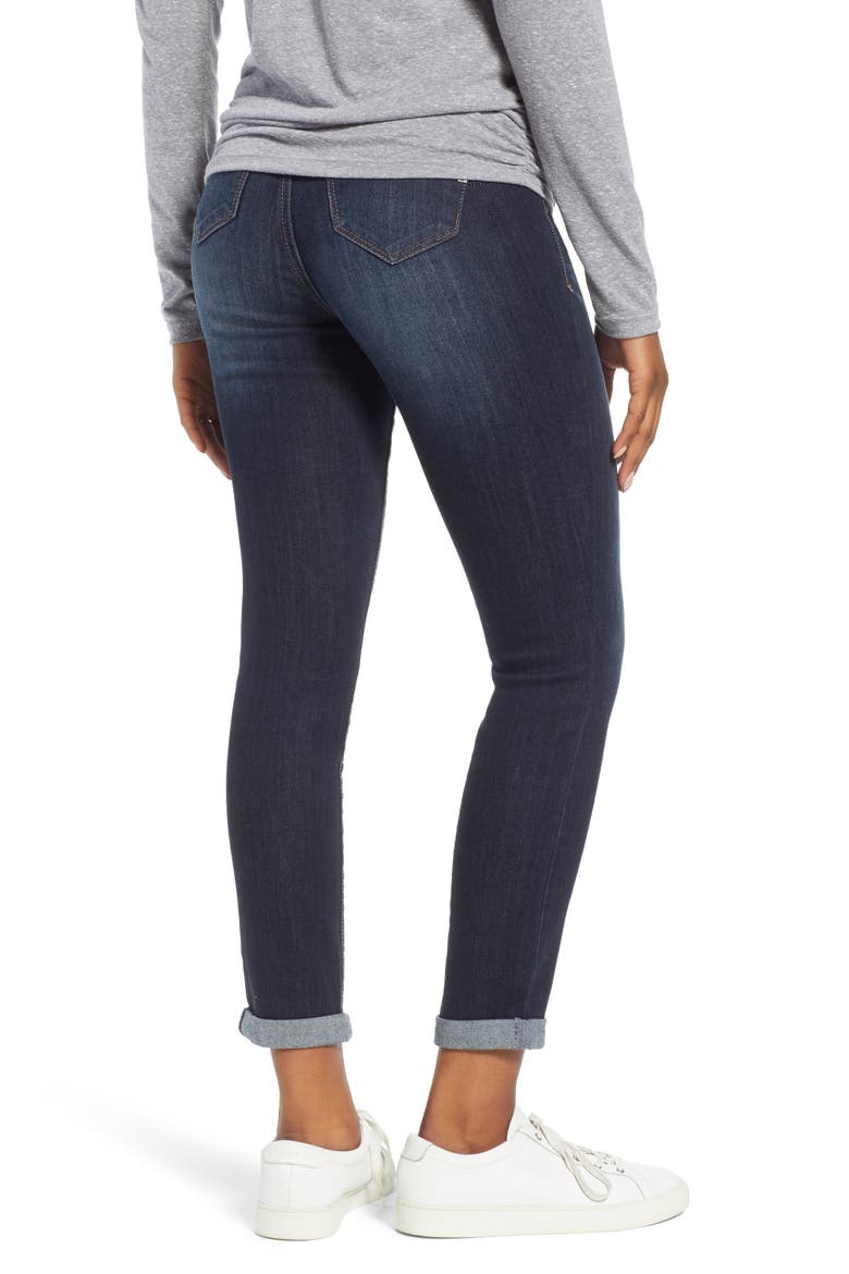 Roll Cuff Maternity Skinny Jeans, Alternate, color, ERICA