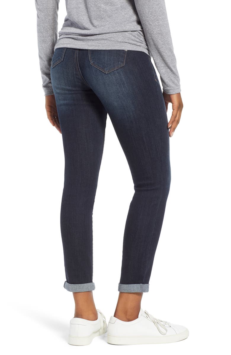 1822 Denim Roll Cuff Maternity Skinny Jeans, Alternate, color, 