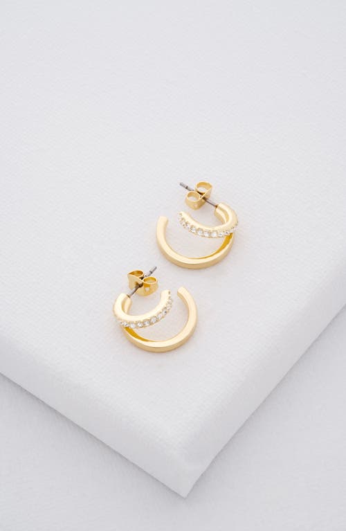 TED BAKER TED BAKER HELIAS DOUBLE HOOP EARRINGS