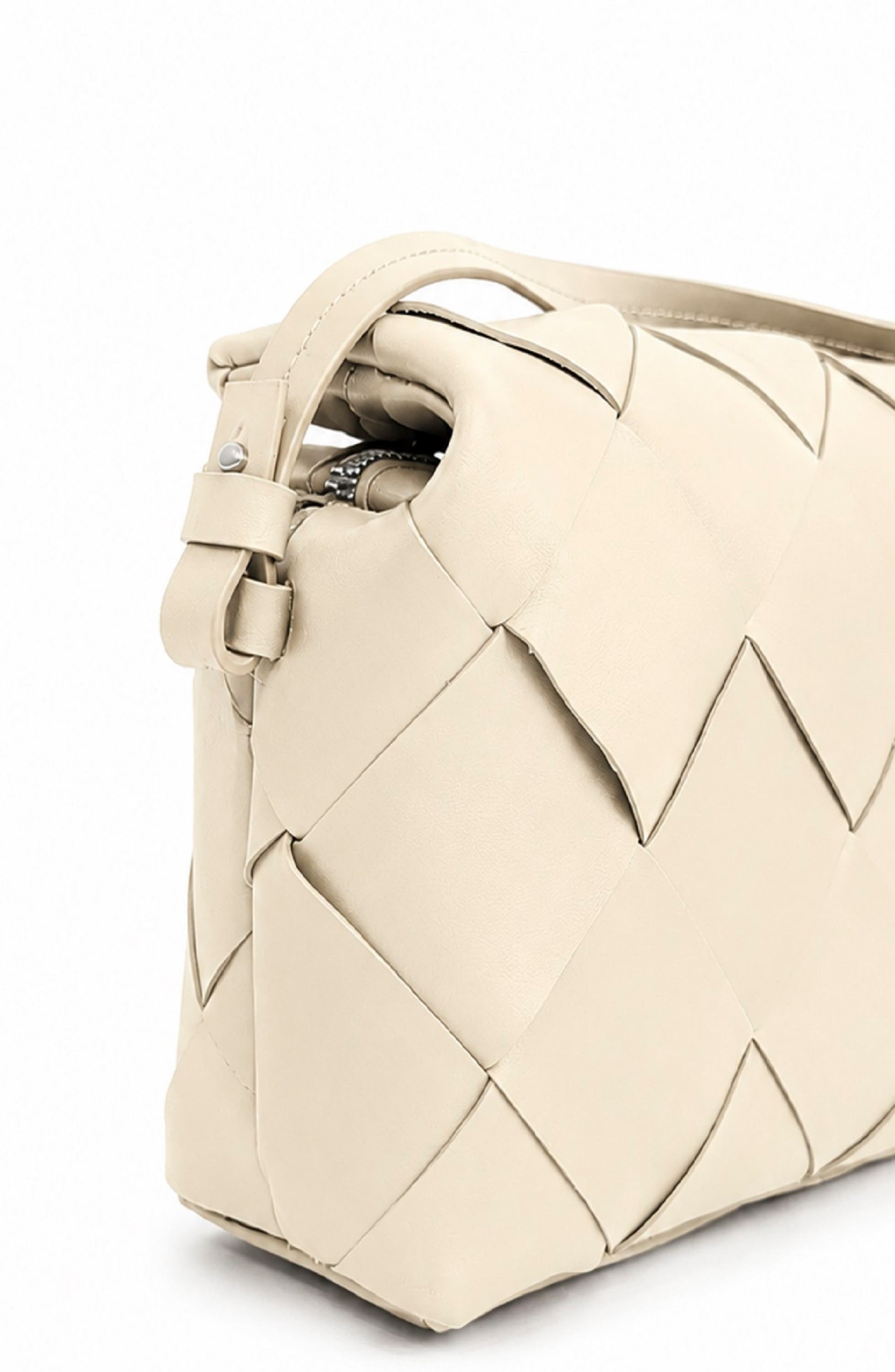 Maude Leather Crossbody Bag, Alternate, color, WARM WHITE