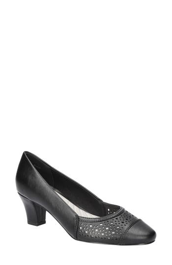 EASY STREET EASY STREET NEVA CAP TOE PUMP
