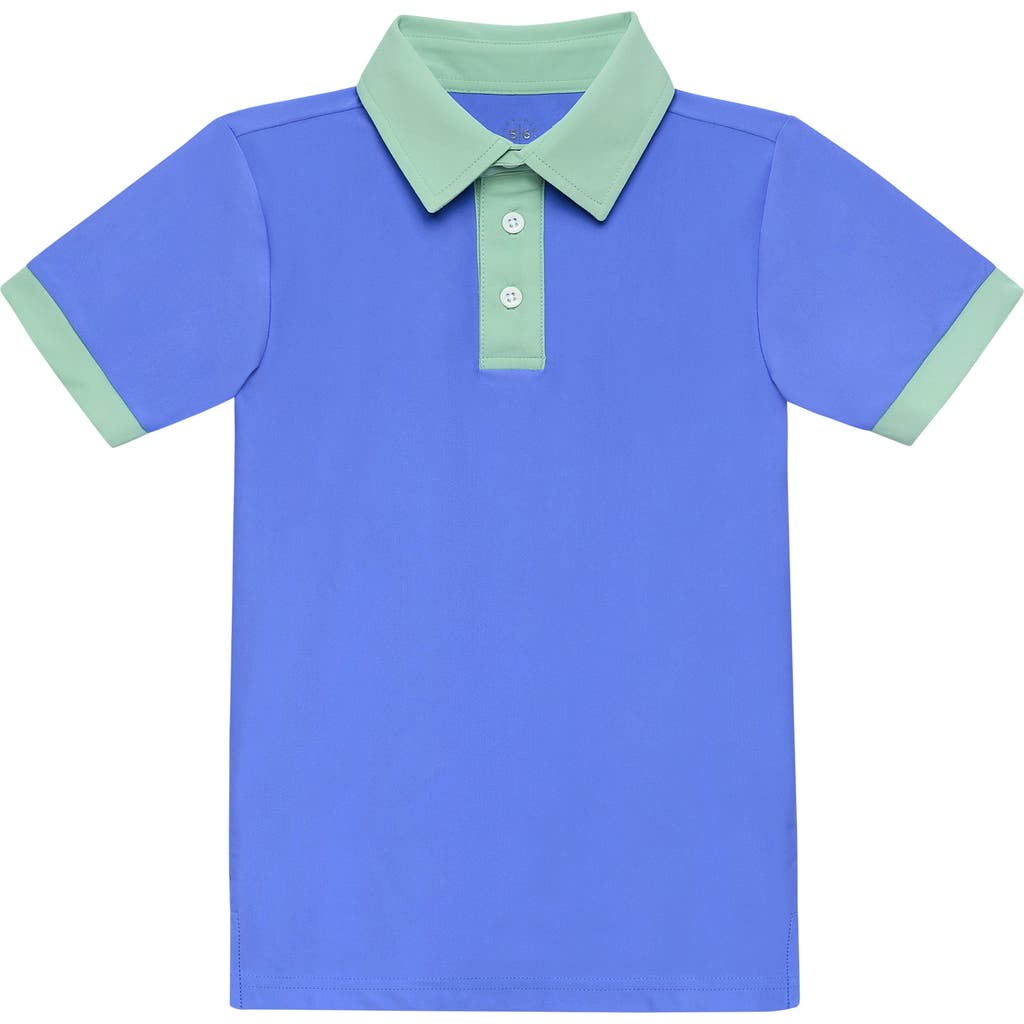 Courtside Kids Boys Polo Shirt In Blue