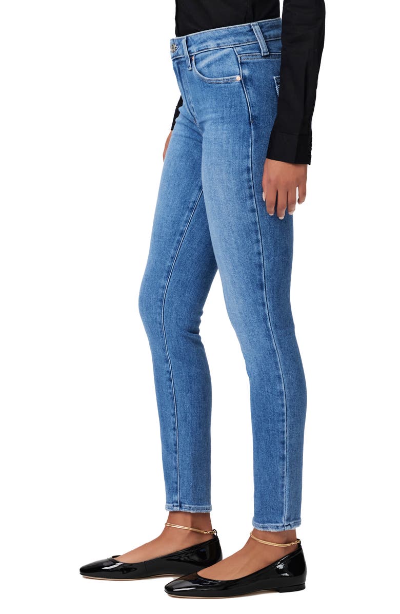 PAIGE Hoxton High Waist Ankle Skinny Jeans, Alternate, color, Princess