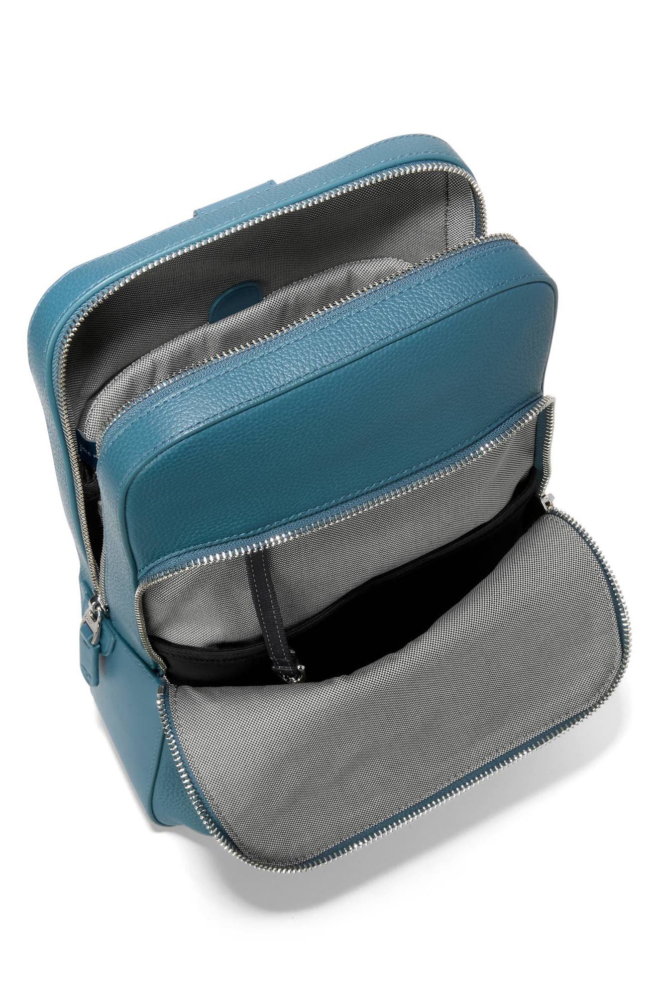 Cole Haan Triboro Leather Sling, Alternate, color, Teal