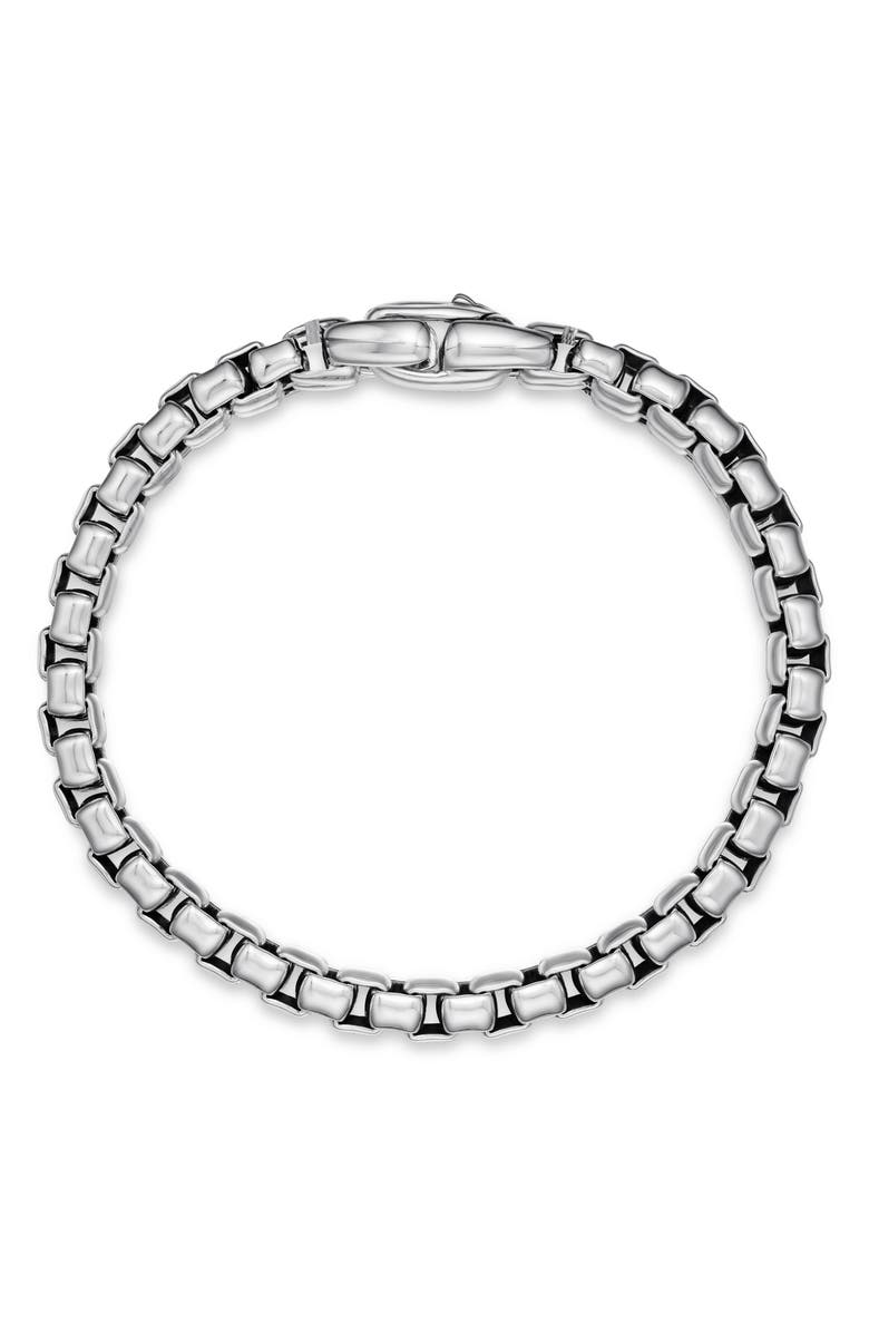 David Yurman Men's Large Box Chain Link Bracelet, 5mm, Alternate, color, Silver